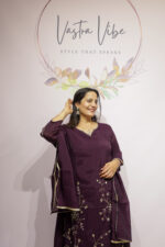 PREMIUM WINE RUSSIAN SILK SUIT - Image 3