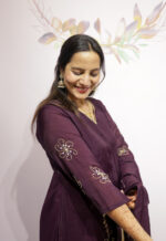 PREMIUM WINE RUSSIAN SILK SUIT - Image 4