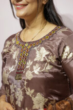 PREMIUM SILK WITH ZARI HANDWORK SUIT - Image 5