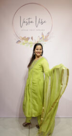 PREMIUM MUL CHANDERI WITH JARDOSI WORK SUIT - Image 3