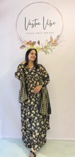 PURE CHINON PLAZO SET - Image 2