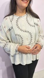PURE LINEN SHORT KURTI - Image 4