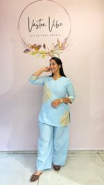 PURE COTTON WITH APPLIQUE WORK