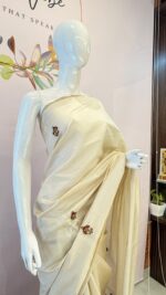 PREMIUM KATHA WORK SAREE - Image 3