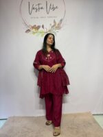 MUL CHANDERI 3 PIECE SUIT - Image 2
