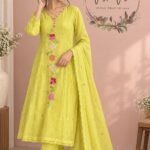 3 PIECE MUL CHANDERI SUIT