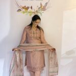 CHANDERI 3 PIECE SUIT WITH COTTON PANTS