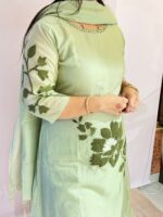 MUL CHANDERI 3 PIECE SUIT - Image 4